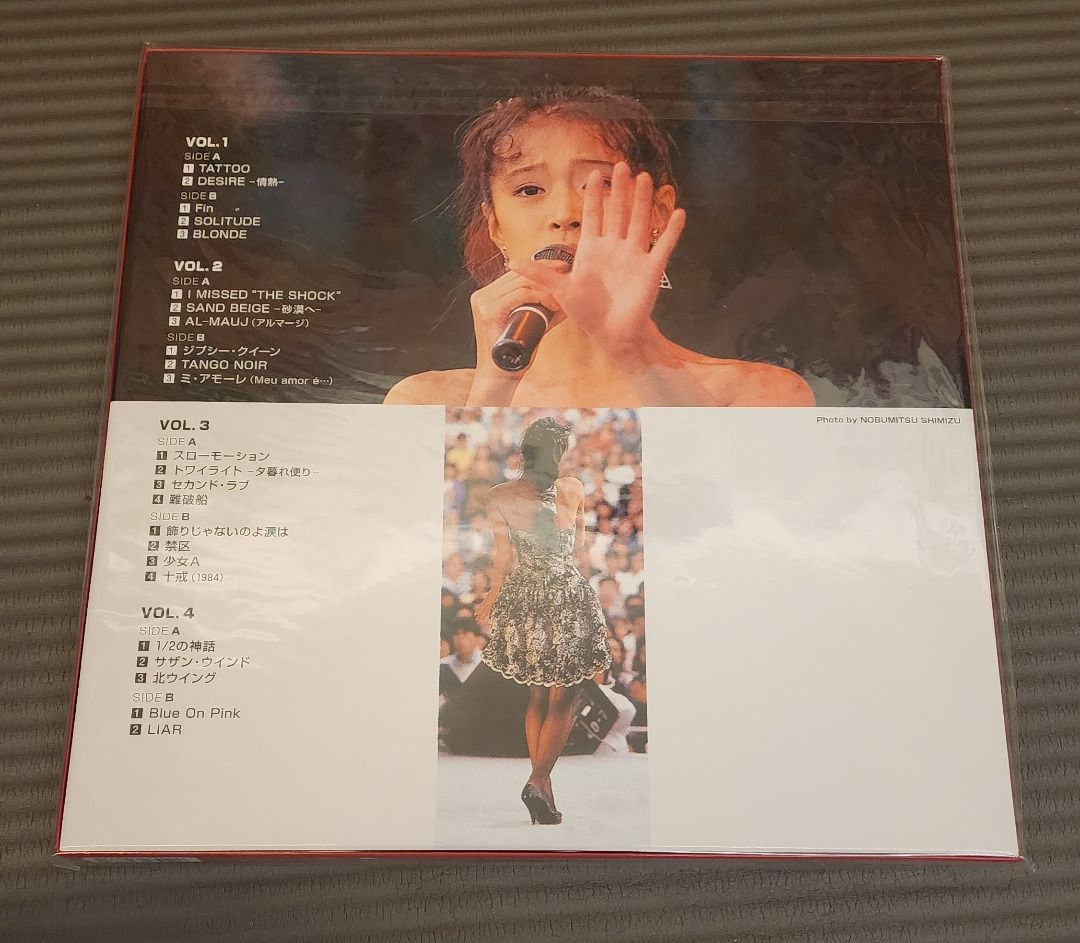 LP 中森明菜-AKINA EAST LIVE INDEX-XXIII LP EAST 4色唱片限量Box Set 