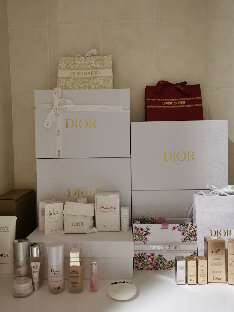 Christian Dior Fragrance Parfum Perfume Skincare Makeup Pouch Bag Vanity Couture Box Gift Present Set Advisor