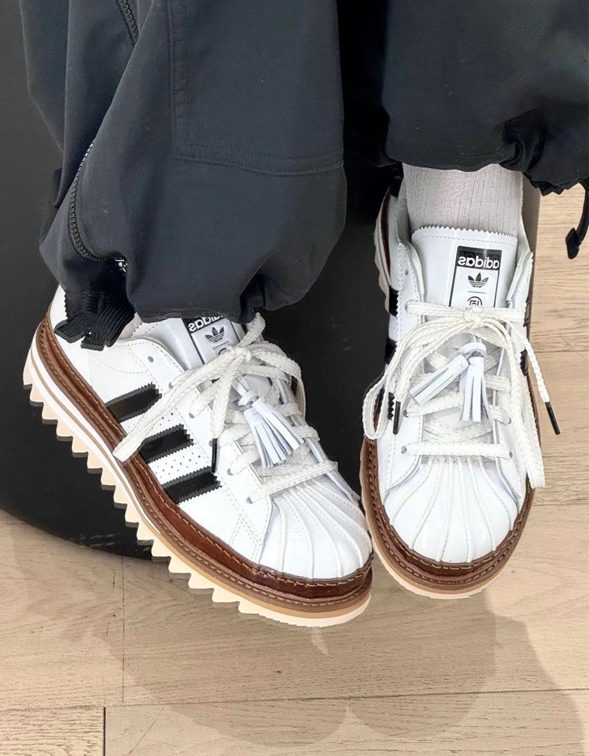 CLOT x Adidas Superstar by Edison Chen White Crystal Sand IH3132, , ,  - Carousell