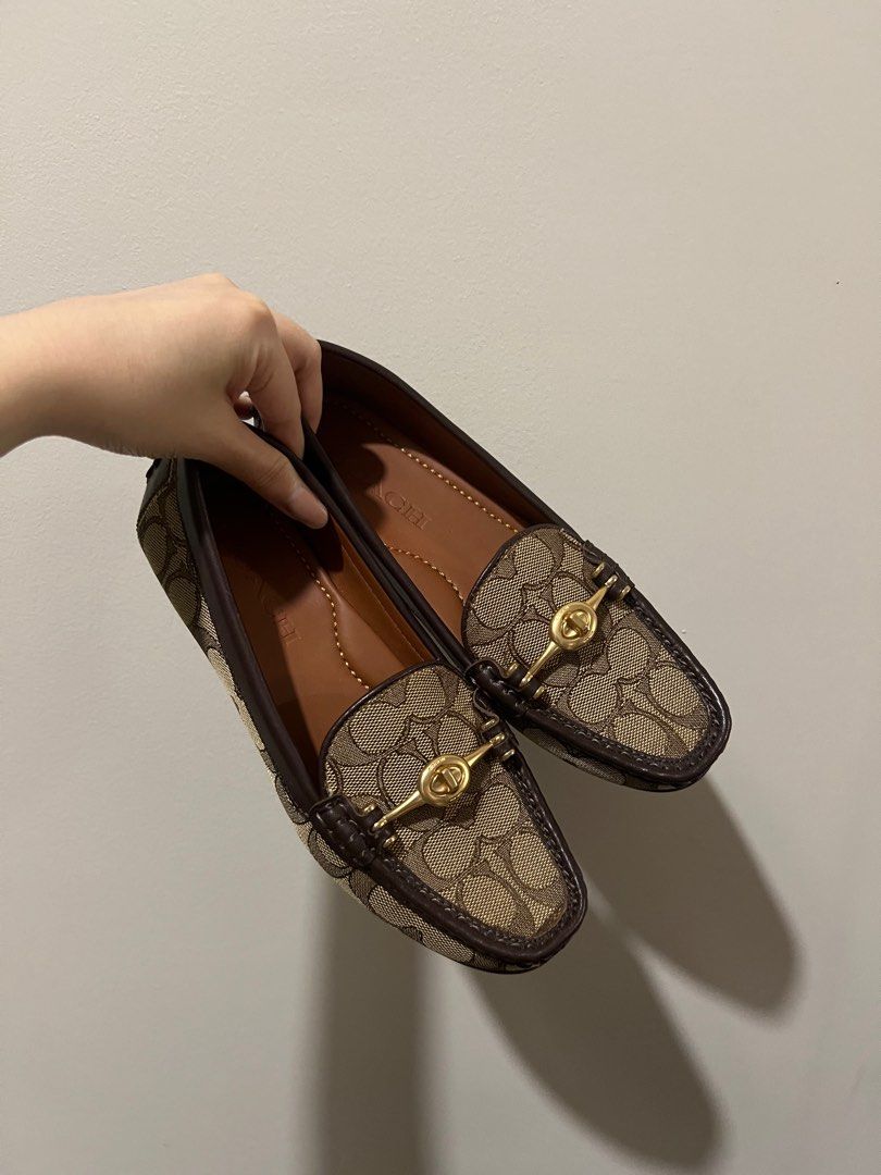 Coach Crosby Turnlock Driver Loafers
