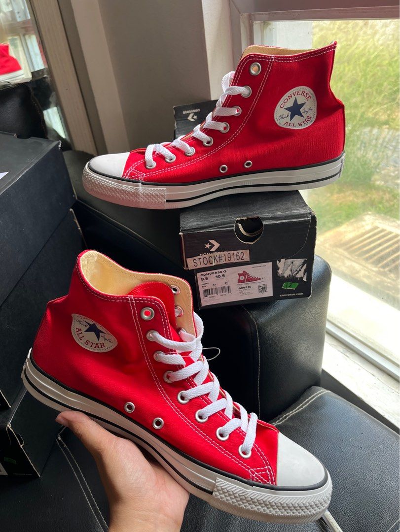 Red converse 5.5 on sale