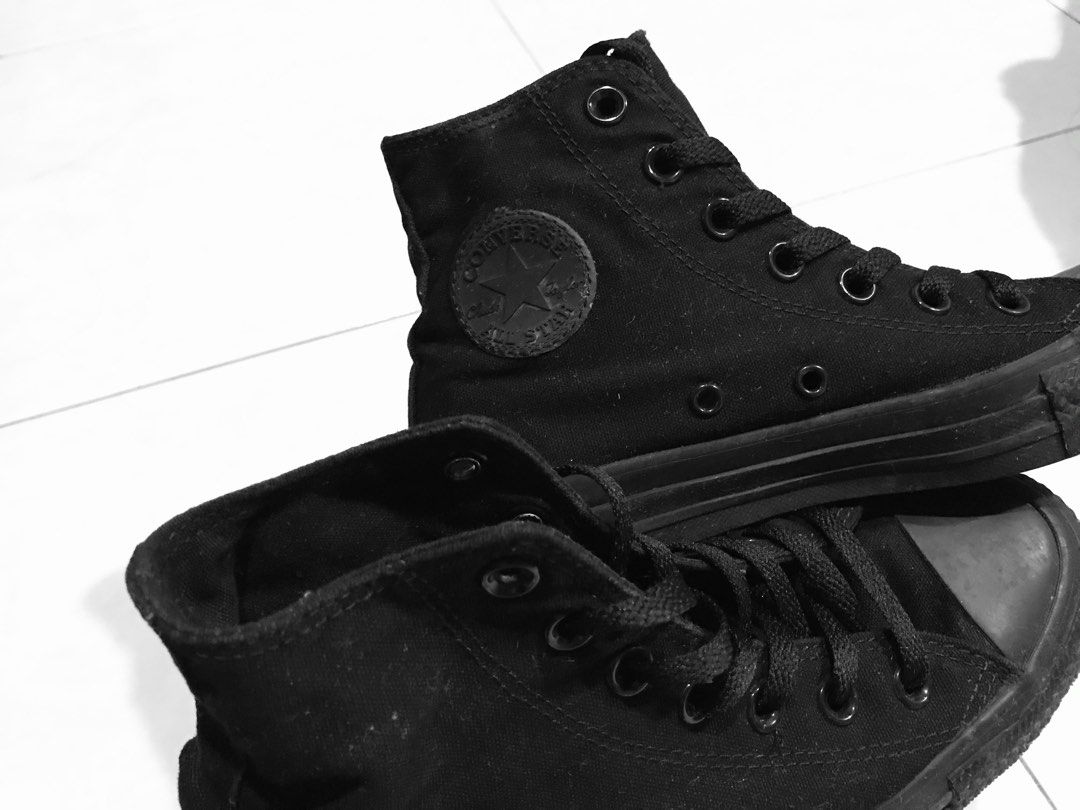 Black converse size 3.5 discount