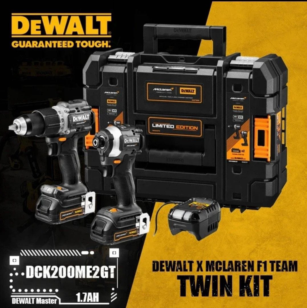 DEWALT x MCLAREN Limited Edition F1 Team - 18V XR Brushless Combo