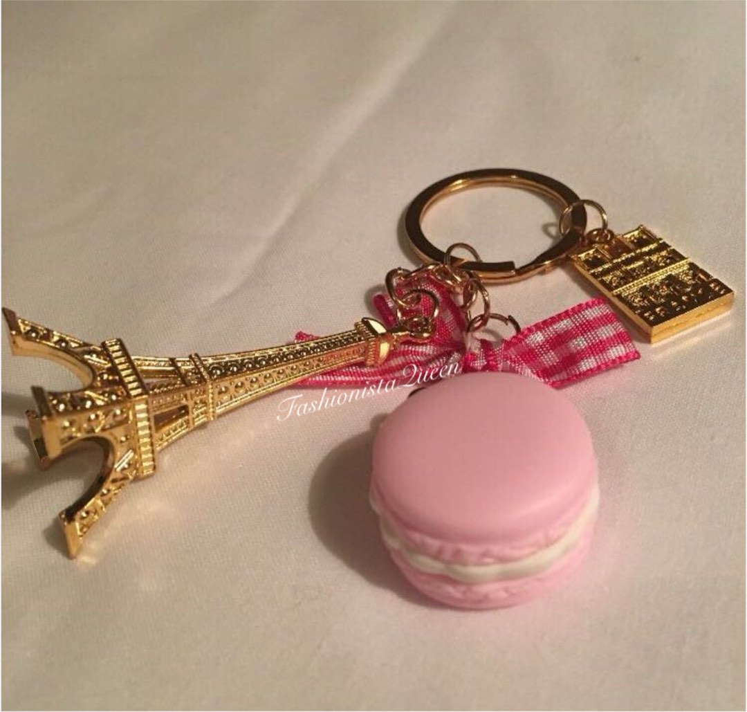 Eiffel Tower Macaron Bag Charms Hobbies Toys Memorabilia Collectibles Vintage Collectibles on Carousell