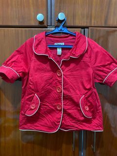 F21 Red Jacket Size M