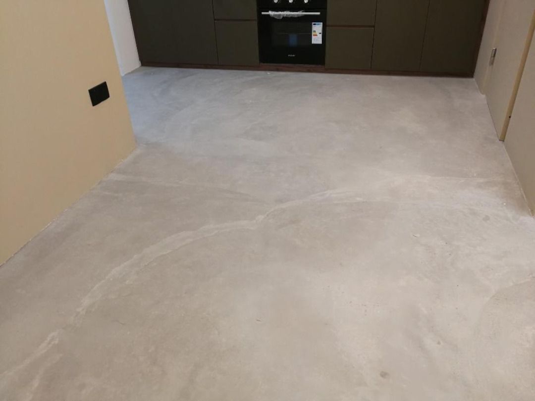Floor Screeding BTO / Cement Screed BTO vinyl floor self leveling tiling toilet renovation 62853070336769113