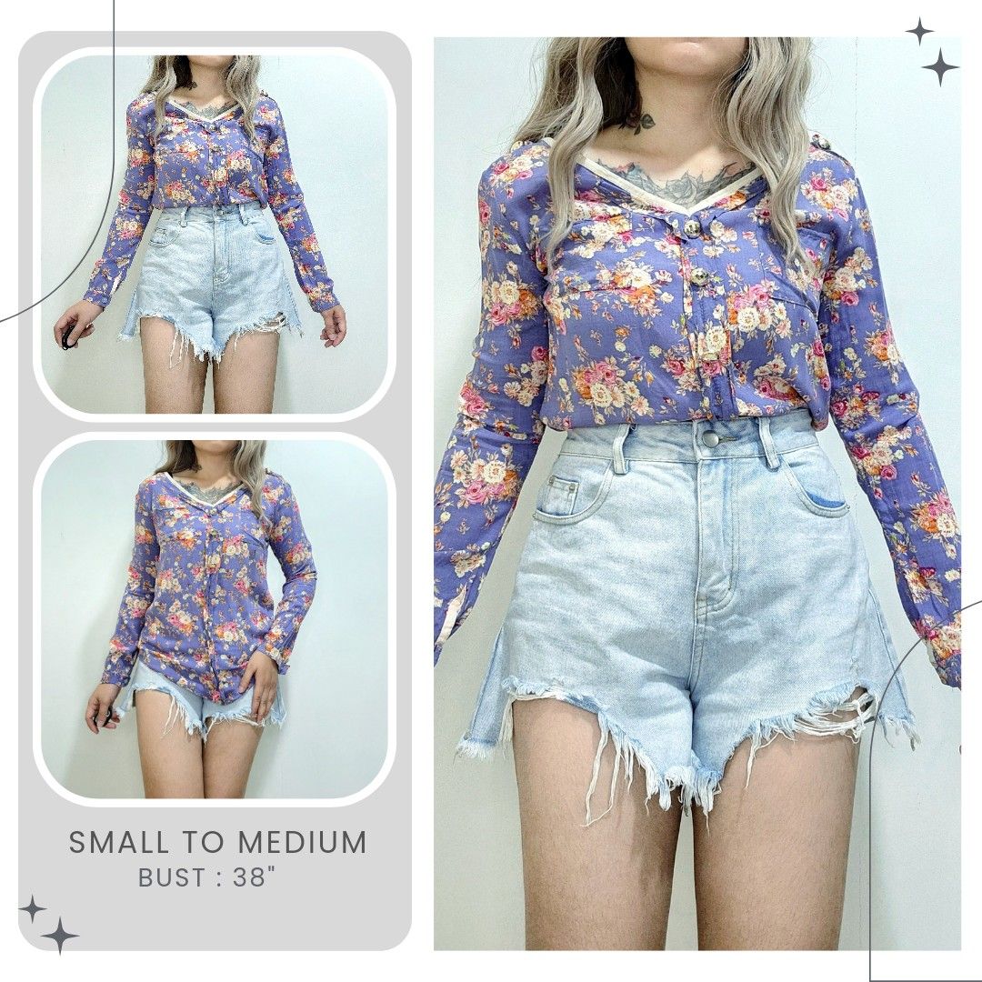 Fashion polo blouse best sale