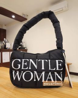 Gentle Woman Softcream Puffer Bag Black