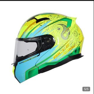 GILLE 526 GXR DHARMA Modular Dual Visor Motorcycle Helmet with Design