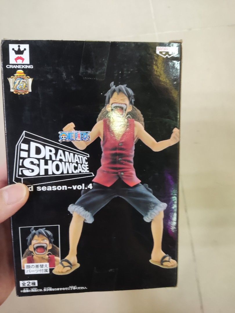 Gold Toei One Piece Drama Showcase Monkey D Luffy Anime Figure Figurine Statue Kuji DXF Grandista Figuarts POP Megahouse (Category: Toy Figures) located in Singapore. Submitted by toyboymen (Listing ID 1291429887, Image 1). Description: .