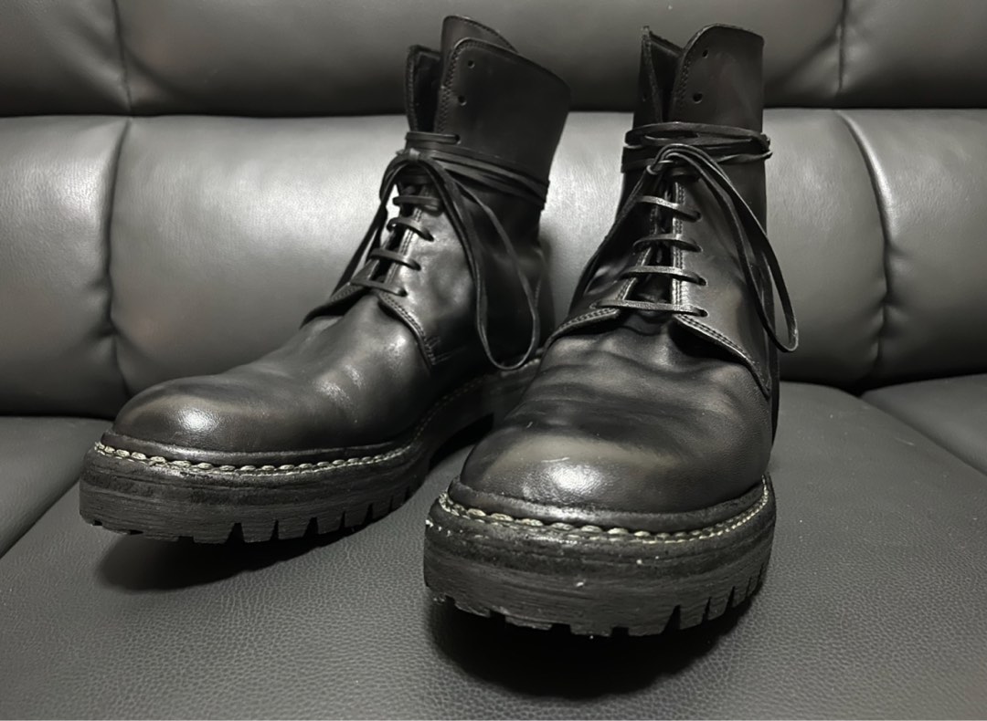 Guidi 795V-N Horse Full Grain Leather Boots, Men