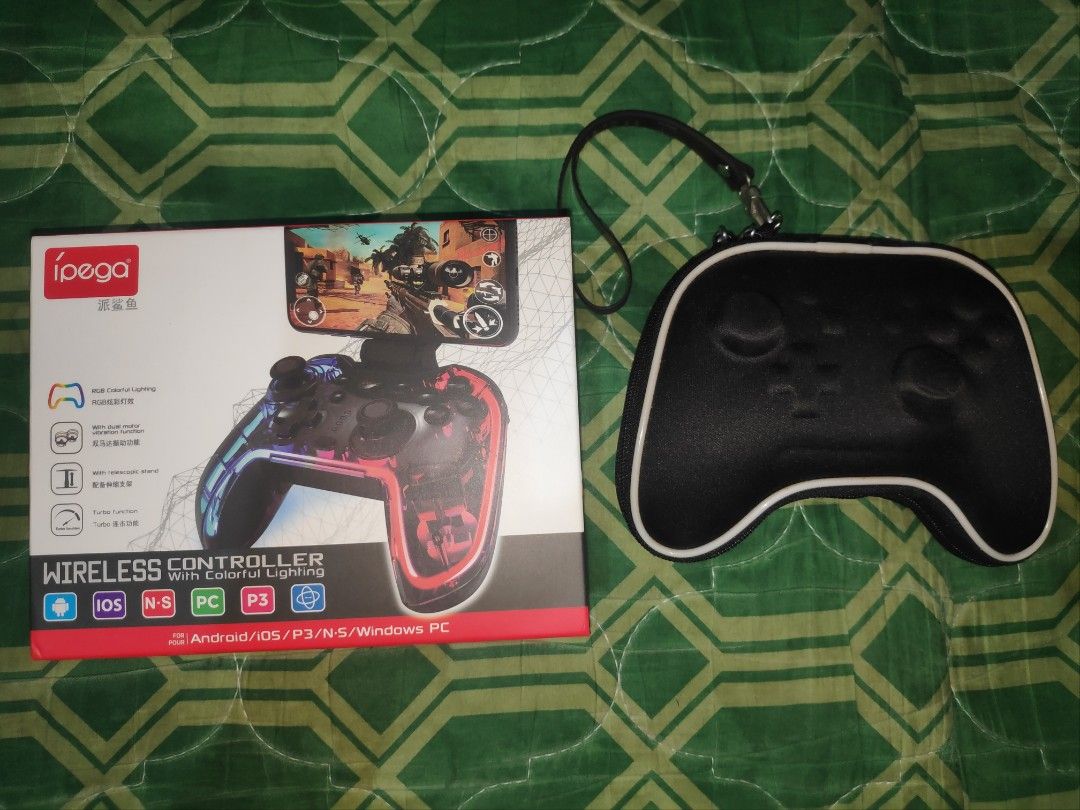 Ipega 9238 Rare! Controller with controller case (Category: Controllers) located in Rizal. Submitted by kazuya.kazuya (Listing ID 1291407664, Image 1). Description: For sale Ipega 9238 Rare! controller rgb,macro,turbo,dual motor vibration compatible with iOS,android,windows,N-S,p3 free controller case slightly negotiable not for trade. Meet Up: Cainta Mcdo near Our Lady of light Parish Church or Lalamove on your expense..