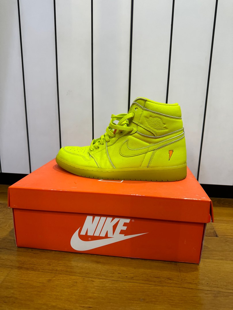 Jordan 1 Gatorade Cyber Men s Fashion Footwear Sneakers on Carousell