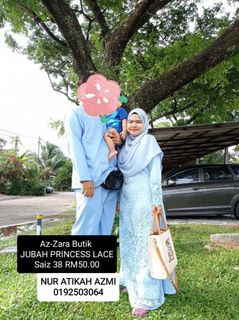 Jubah Lace, Women's Fashion, Dresses & Sets, Traditional & Ethnic wear on  Carousell