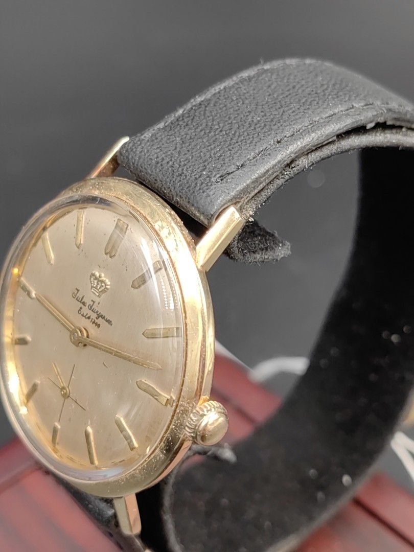 Jules jurgensen 14k gold watch top