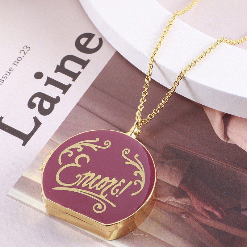 Kate Spade Encore Perfume Bottle Locket Necklace Women s Fashion Jewelry Organisers Necklaces on Carousell
