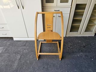 Kiddie High Chair / Wooden Rocking Horse