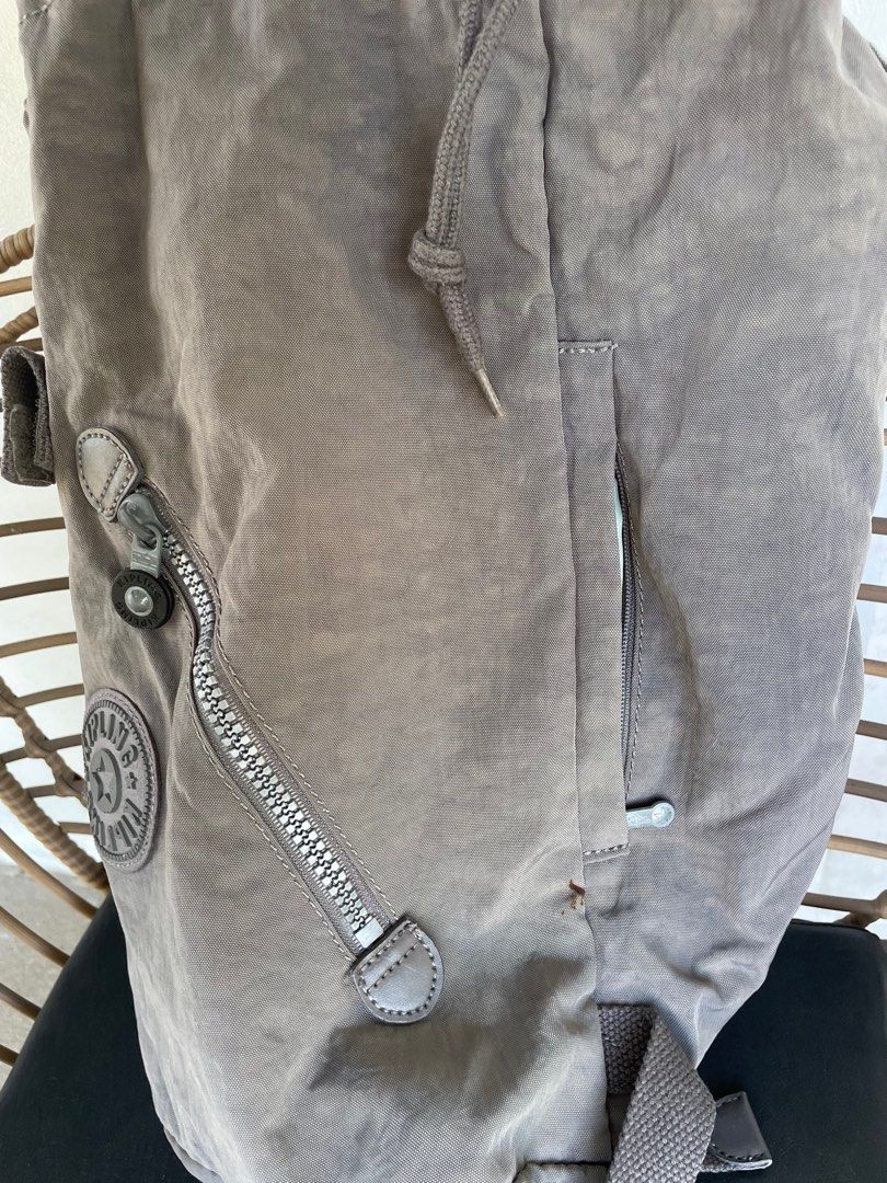 Kipling backpack (Category: Backpacks) located in Paranaque City. Submitted by kaaatd (Listing ID 1291462550, Image 3). Description: • Original Kipling backpack (drawstring feature) (Please manage expectations as these are preloved items. Any minimal stains and unseen flaws must be considered.) .