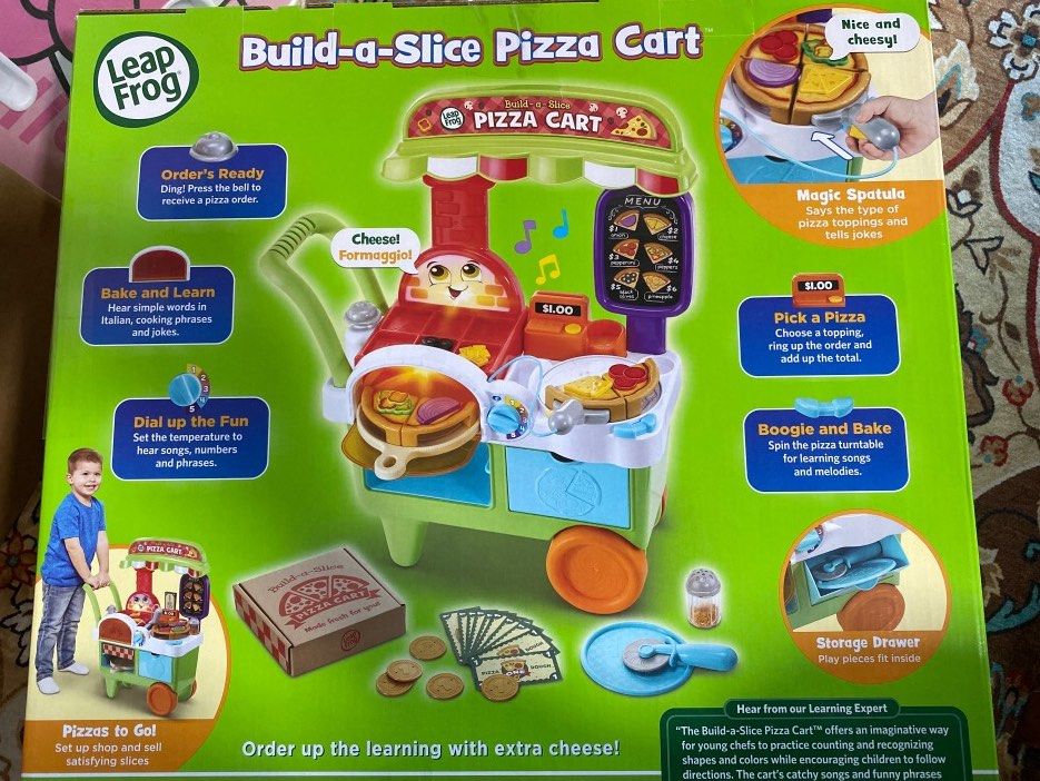 Leap frog Pizza cart, Hobbies & Toys, Toys & Games on Carousell