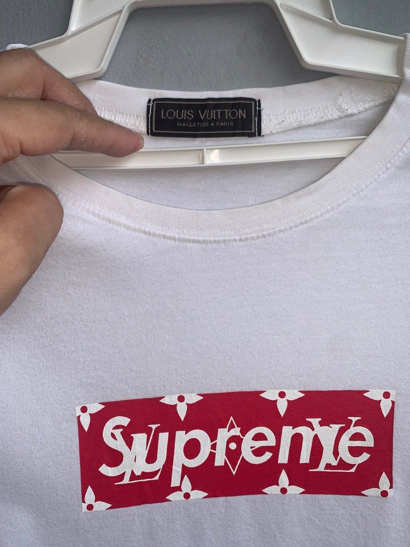 Louis vuitton supreme box logo shirt deals