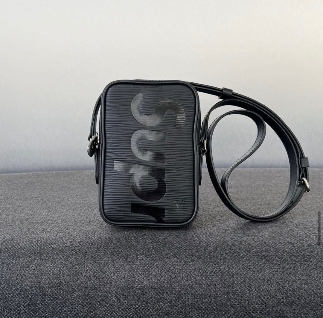 Louis Vuitton x Supreme Danube PPM Epi leather Black Phw