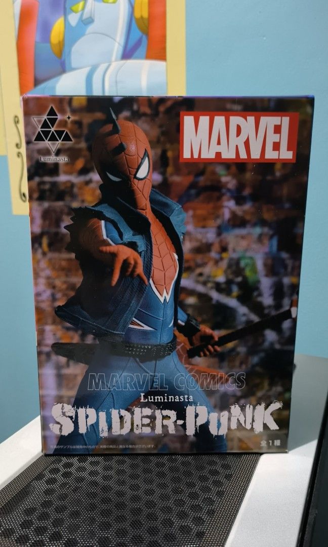 Luminasta - Spider-Punk - Spiderman (Category: Designer & Blind Box Toys) located in Tarlac. Submitted by kapao_toys_collectibles (Listing ID 1291432409, Image 1). Description: 100% Authentic Condition - MIB Meetup: Within Tarlac City For Delivery: LBC Cop Mode of Payment: Gcash.