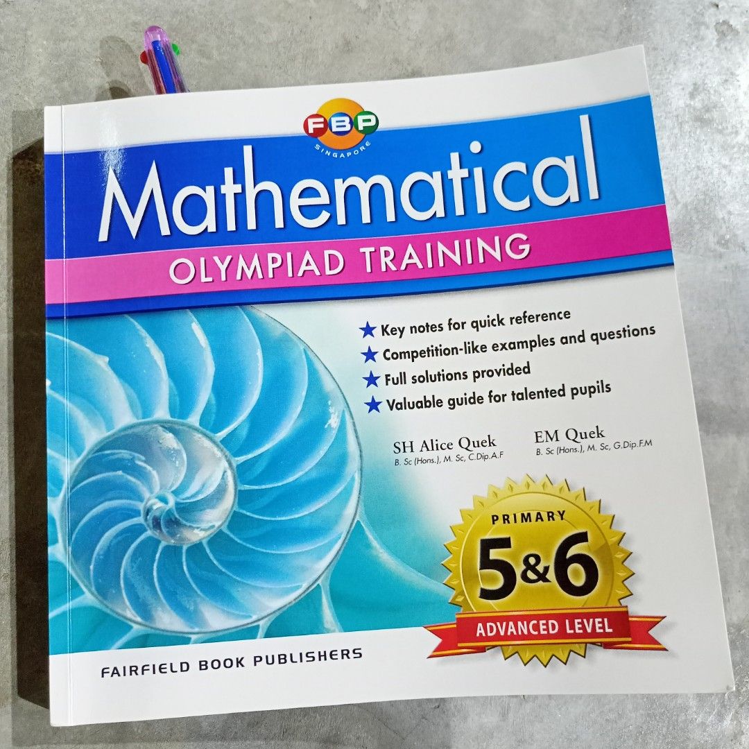 Maths Olympiad training [Assessment Book] by Quek Fairfield, Hobbies ...