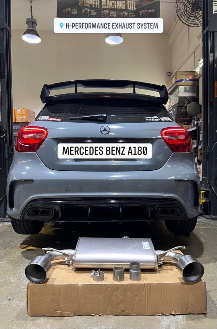 Mercedes a250 on sale exhaust upgrade