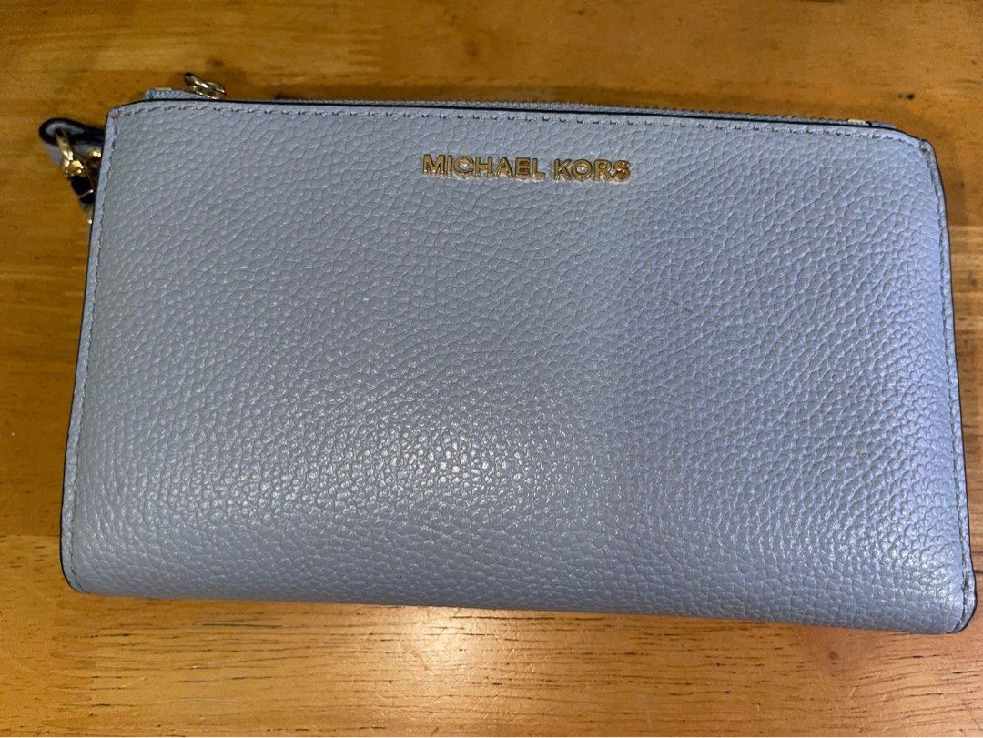 Michael Kors Adele Pebbled Leather Smartphone Wallet Women s Fashion Bags Wallets Wallets Card Holders on Carousell