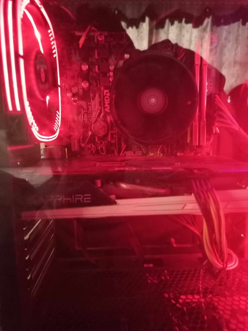 MONITOR & SYSTEM UNIT (Category: Computer Parts) located in Davao. Submitted by maaaaybueno (Listing ID 1291468691, Image 2). Description: For sale! 📣📣 📌Ryzen 5 2600 6 cores 12 threads (brand new stock cooler) 📌Asus Prime A320M-K (No Backplate pero pwede ra palitan) 📌PULSE RX 5600 XT 6G GDDR6 📌2x8 16GB DDR4-3200mhz 📌Ramsta 256GB SSD 📌Cougar XTC 600W 📌Inplay Meteor 1 Case 📌Inplay Fans 4x 📌Dell 24 inch Monitor 60Hz 💗💗 4-5 months old an