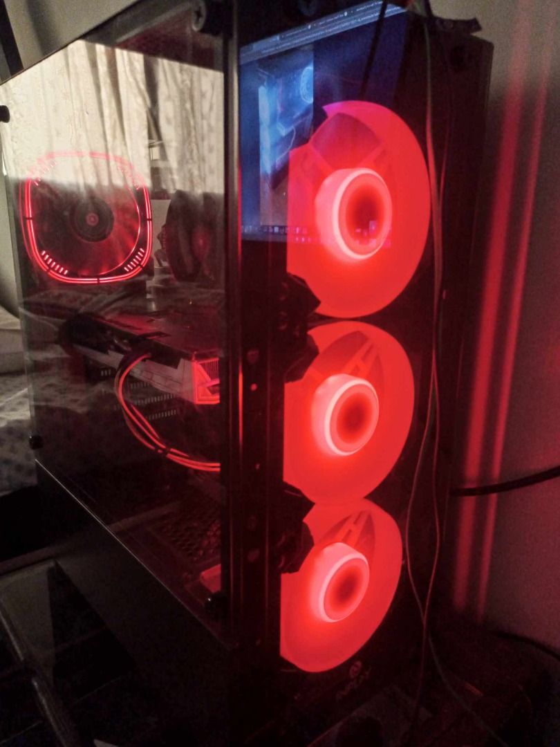MONITOR & SYSTEM UNIT (Category: Computer Parts) located in Davao. Submitted by maaaaybueno (Listing ID 1291468691, Image 3). Description: For sale! 📣📣 📌Ryzen 5 2600 6 cores 12 threads (brand new stock cooler) 📌Asus Prime A320M-K (No Backplate pero pwede ra palitan) 📌PULSE RX 5600 XT 6G GDDR6 📌2x8 16GB DDR4-3200mhz 📌Ramsta 256GB SSD 📌Cougar XTC 600W 📌Inplay Meteor 1 Case 📌Inplay Fans 4x 📌Dell 24 inch Monitor 60Hz 💗💗 4-5 months old an