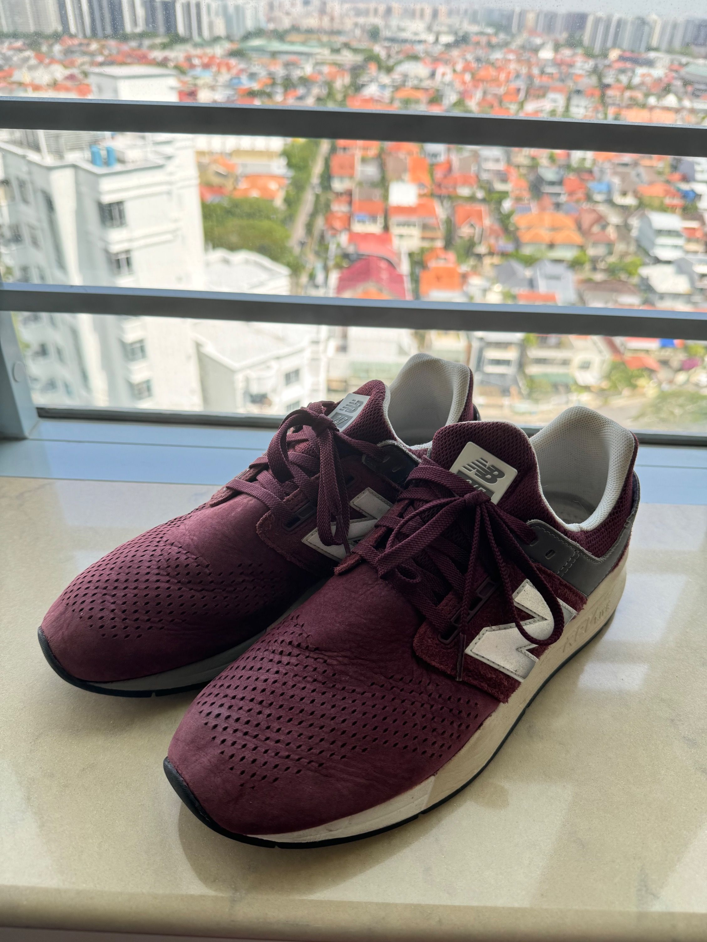 New Balance 247 Red Sneakers US 9 Men s Fashion Footwear Sneakers on Carousell