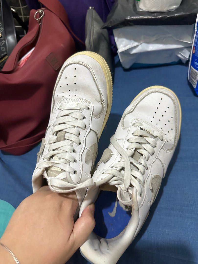 Nike Airforce 1 LX Vandalized White US7 Men s Fashion Footwear Sneakers on Carousell