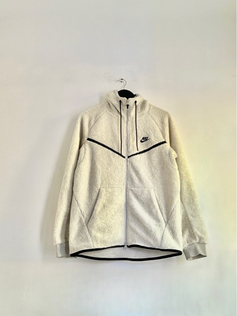 Nike Tech Fleece Sherpa Hoodie Men s Fashion Coats Jackets and