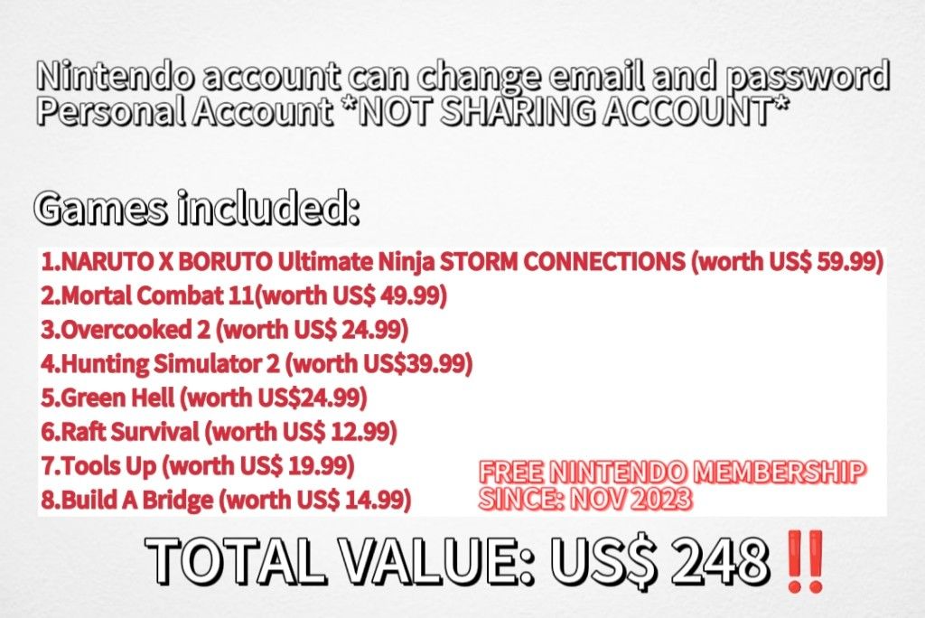 Nintendo deals account us
