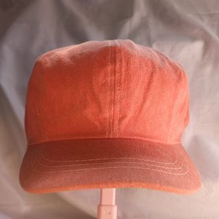 Plump red beret hat