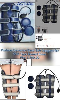 posture corrector band belt support for o/x type bowed knee