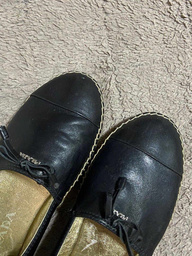 Prada Bow Espadrilles NEGOTIABLE (Category: Slippers and slides) located in Naga. Submitted by dbdbdbdbd (Listing ID 1291440443, Image 1). Description: NEGOTIABLE Authentic Prada Bow Espadrilles - bought for 23k - rfs: too small ;( - message me ur offers!! .