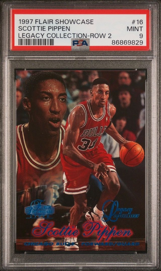 Scottie Pippen 1997-98 Flair Showcase Row0 Legacy Collection(/100 