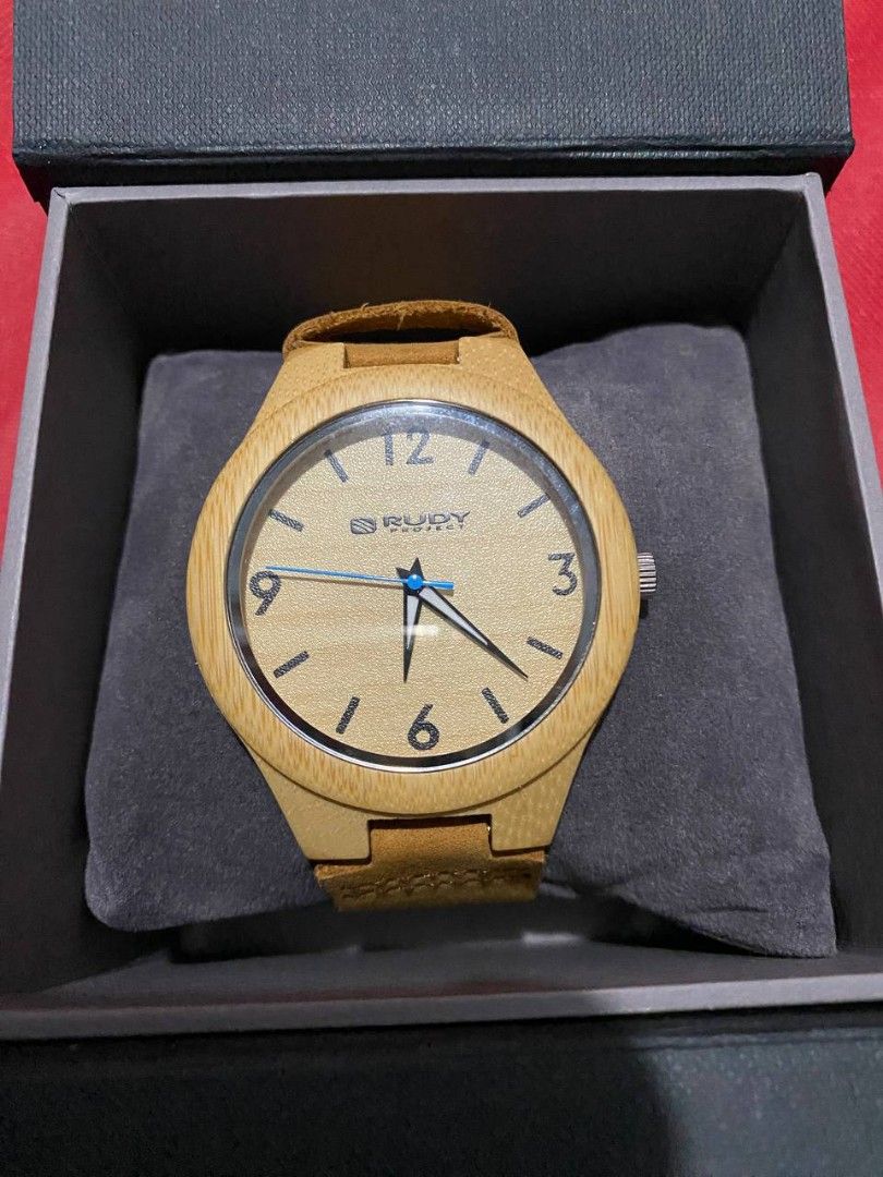 Rudy project wood watch Men s Fashion Watches Accessories Watches on Carousell