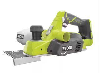 RYOBI P611 18V Cordless 3-1/4 inches Planer. (Tool Only - Battery and Charger sold separately), Automatic kickstand prevents marring of work piece, Dual left or right chip exhaust, Brand New in box.