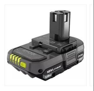 Ryobi PBP002 18V Lithium-Ion Battery 1.5AH 27wh, Compact and lightweight design is perfect for any job, High visibility LED fuel gauge clearly indicates remaining runtime,  Provides fade-free power in all weather conditions, Brand New taken from kit.