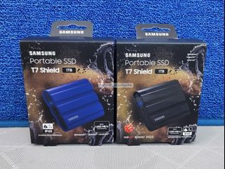Samsung T7 Shield 1TB Portable SSD USB 3.2 1050MB/s Read 1000MB/s Write