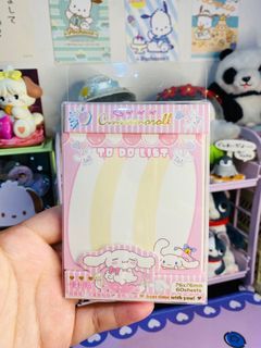 Sanrio Cinnamoroll & Friends pink sticky notepad