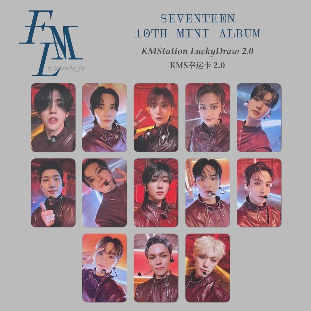 SEVENTEEN FML KMSTATION KMS PHOTOCARD PC, Hobbies & Toys