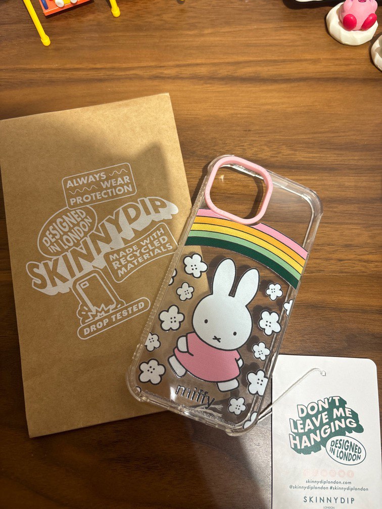 現貨全新）Skinnydip Miffy IPhone Case, 手提電話, 電話及其他裝置
