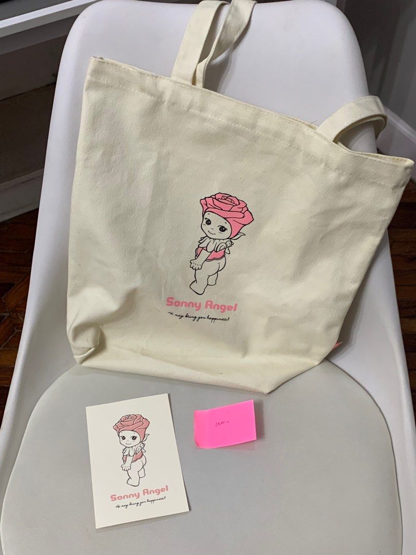 Sonny Angel Valentines Tote Bag (Category: Tote Bags) located in Quezon City. Submitted by bordonadajem (Listing ID 1291416416, Image 1). Description: Mode of Delivery: - Gogoexpress (80 metro manila / 140 provincial ) - Grab - Lalamove - Angkas, Joyride, or Move It Mode of Payment: - Gcash - Maya - BPI - GoTyme - GrabPay - Seabank Can also do meet ups with 100 handling fee within commonwealth and katipunan area! (Only for orders above 500) - in 