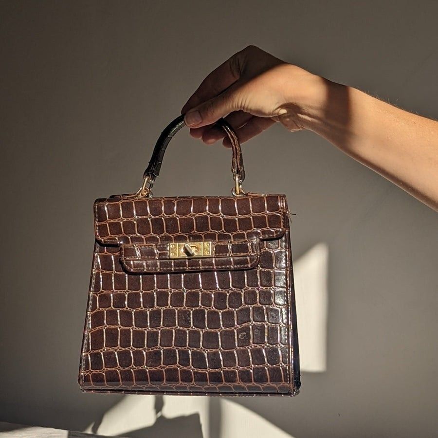 Vintage croc bag hot sale