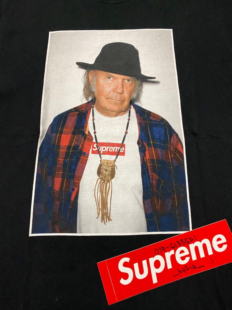 Supreme Tee - Neil Young Black Men