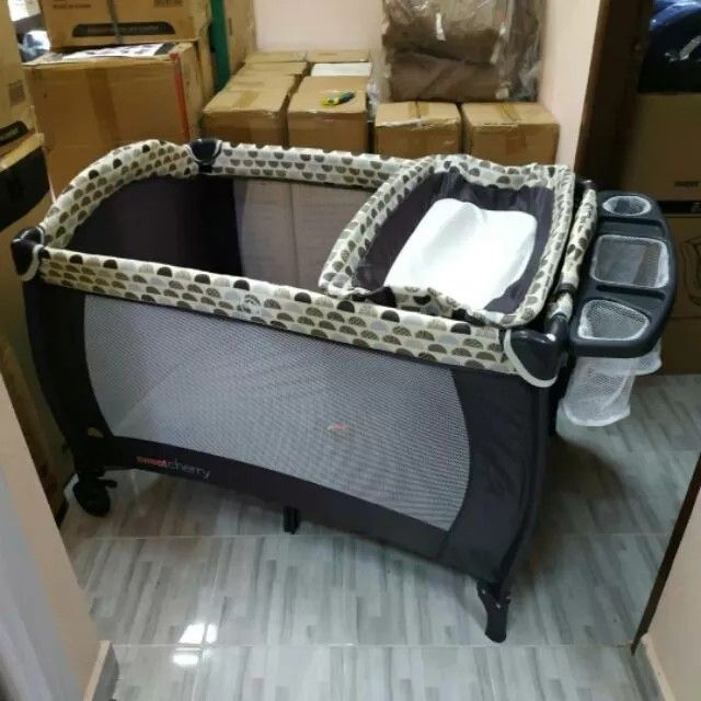 Sweet cherry baby cot deals